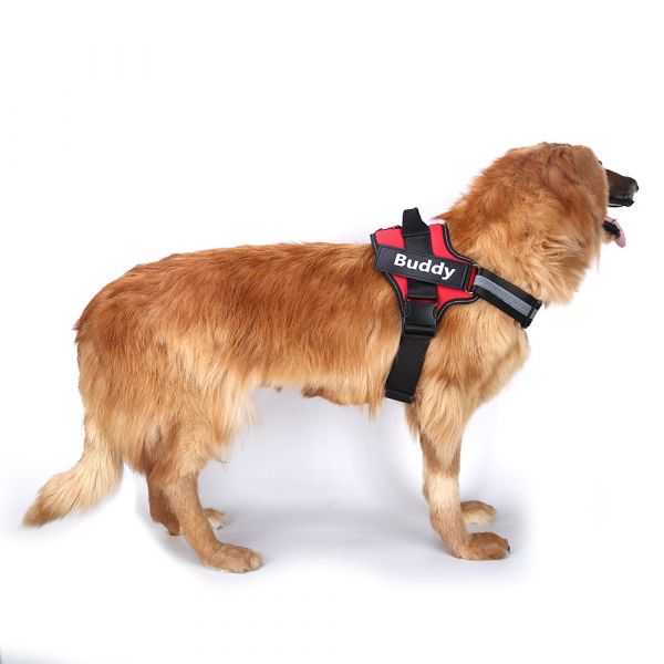 Personalisiertes Hundegeschirr NO PULL Reflektierendes atmungsaktives Haustiergeschirr für kleine und große Hunde